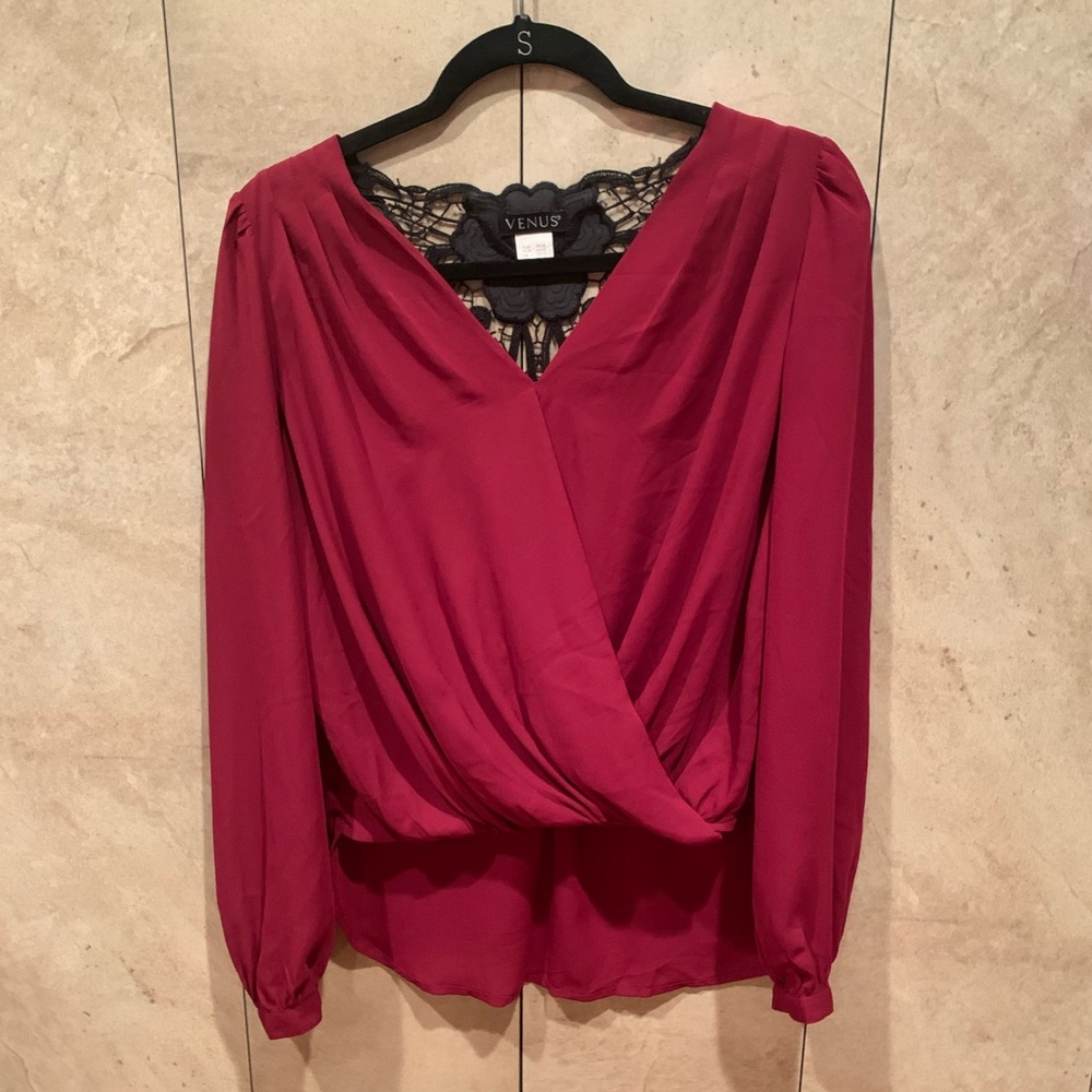 Long Sleeve with Lace Top Size S